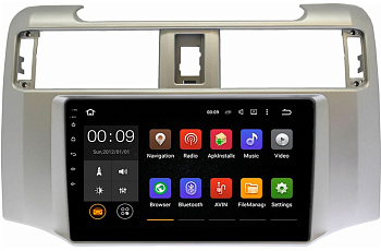 Штатная магнитола Roximo 4G (2K) RX-1102 для Toyota 4Runner, 2009-2022(Android 13)