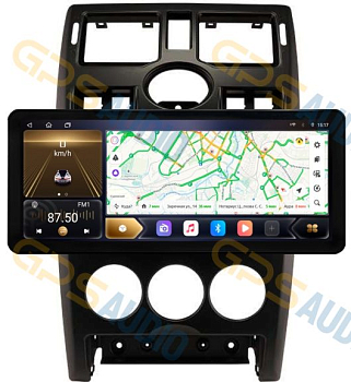 Штатная магнитола 12-14,6" для Lada Priora 2007-2013 (стиль LUX ONE) - Carmedia OL-9066-1