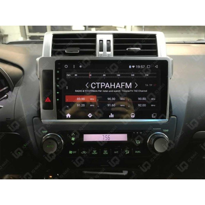 Автомагнитола на Android 8.1.0 IQ NAVI TS9-2912PFHD для Toyota Land Cruiser Prado 150 Restyle (2013-2017) 10,1" DSP (4 CH) + 4G SIM