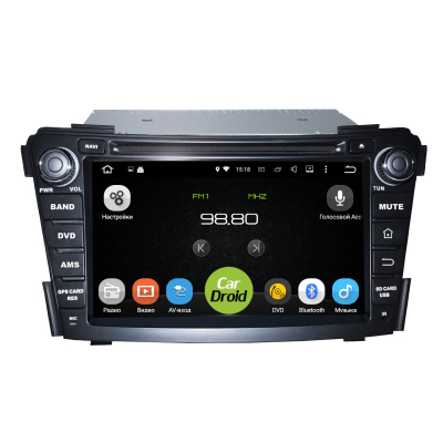 Штатная магнитола CarDroid RD-2005D для Hyundai i40 (Android 9.0) DSP