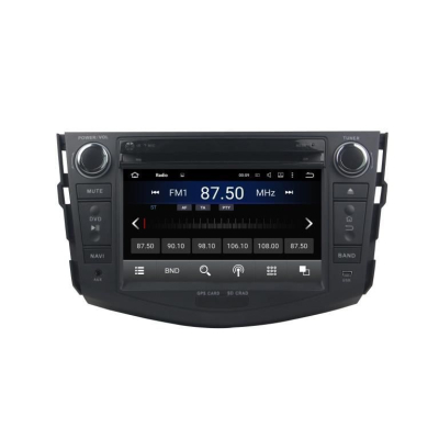 Штатная автомагнитола Toyota RAV4 2006-2012 Carmedia XN-7606-P6 Android 10 DSP