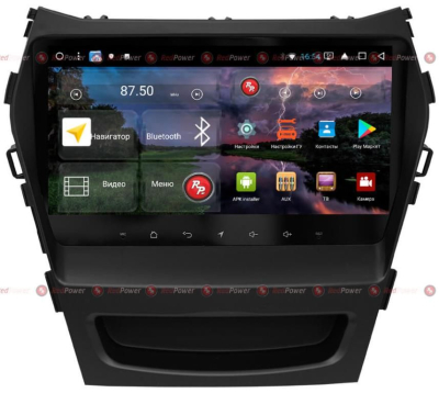 Автомагнитола штатная RedPower K 51208 R IPS DSP на Android 8.0 для Hyundai Santa Fe III DM 2012-2018 (Топовые комплектации)