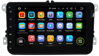 Штатное головное устройство Android 7.1 Newsmy KD-8000-P3-7 для Volkswagen Beetle 2011+, Caddy 2004+, Golf 2003-2013 (V-VI)