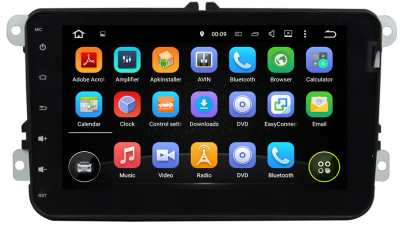 Штатное головное устройство Android 7.1 Newsmy KD-8000-P3-7 для Volkswagen Beetle 2011+, Caddy 2004+, Golf 2003-2013 (V-VI)