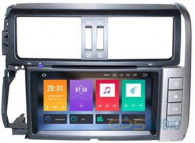 Штатное головное устройство для Toyota LC PRADO 150 2009-2013 на Android 8.0 Carmedia KDO-8015