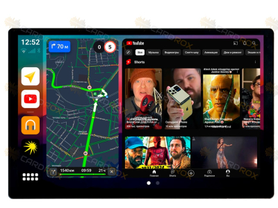 Штатная магнитола JEEP Grand Cherokee 2005+ на Android 10, DSP, 4G, IPS, Carplay - Cardrox CD-4712-13 (11-13 дюймов)