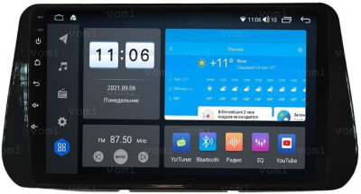 Штатная магнитола VOMI ZX549R10-7862-LTE для Hyundai Santa Fe 4 рестайлинг 06.2020+ (АКПП джойстик) на Android 10