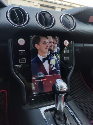 Магнитола Tesla для Ford Mustang New (климат-контроль) черная на Android 11 - Carmedia ZF-1256-Q6