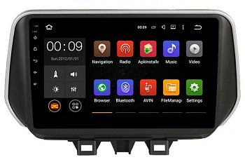 Штатная магнитола Roximo 4G (2K) RX-2023 Hyundai Tucson, 2019- (простые комплектации) (Android 13)