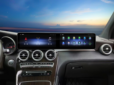 Двойной монитор для Mercedes C class , GLC, V class 2016+ NTG 5.5/6.0 на Android 10 - Carmedia MRW-M1207-C-NTG5.5/6