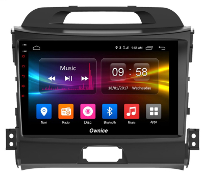 Штатная магнитола Ownice G10 S9735E для KIA Sportage 3 (Android 8.1.0)