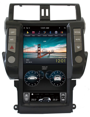 Магнитола Tesla для Toyota Land Cruiser Prado 150 2009-2013 на Android 8.1 CARMEDIA ZF-1817L