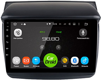 Штатная магнитола CarDroid RD-2605F для Mitsubishi Pajero Sport (Android 10)