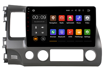 Штатная магнитола Roximo 4G (2K) RX-1911 Honda Civic 8 (Android 13)