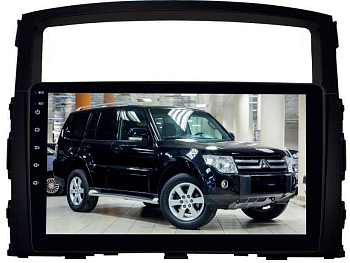 Магнитола Mitsubishi Pajero 4 с 2006 года LeTrun 2663-4217 9 дюймов VT Android 10.x MTK-L 2+16 Gb ASP