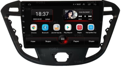 Штатная магнитола VOMI AK518R9-MTK-LTE-4-64 для Ford Transit Custom 2012+ на Android 10