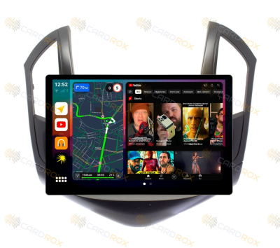 Штатная магнитола Chevrolet Cruze 2013-2015 черный матовый на Android 10, DSP, 4G, IPS, Carplay - Cardrox CD-4175-13-B (11-13 дюймов)
