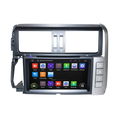 Штатная автомагнитола Android 9.0 Carmedia KD-8015-P30 для Toyota Land Cruiser Prado 150 2009-2013 (серебро)