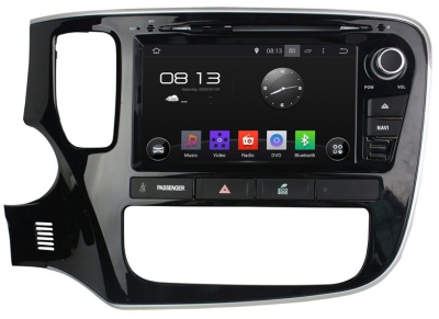 Штатная автомагнитола Mitsubishi Outlander 2012-2017 Carmedia KD-8086-P6 Android 9.0 DSP