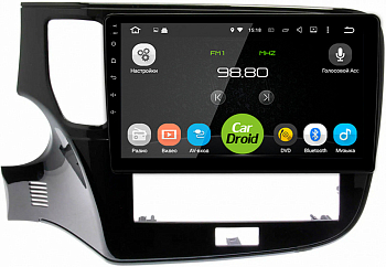 Штатная магнитола Roximo CarDroid RD-2617F (с поддержкой кругового обзора) для Mitsubishi Outlander 3 2018-2023 (Android 10) DSP