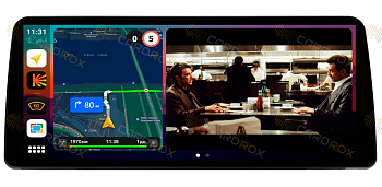 Штатная магнитола Toyota 230х130мм 2016+ на Android 10, DSP, 4G, IPS, Carplay - Cardrox CD-4069-12 (12 дюймов)