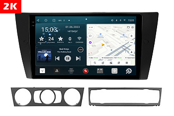 Автомагнитола штатная с 2K экраном Redpower 75082 на Android 10 для BMW 3-серия рестайл E90 (09.2008-09.2011)