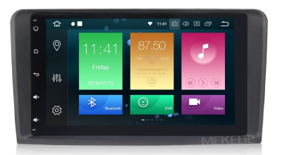 Штатная автомагнитола Mercedes-Benz ML класс W164 2005-2011, GL класс X164 2006-2012 Carmedia XN-M999-P5 Android 10 DSP