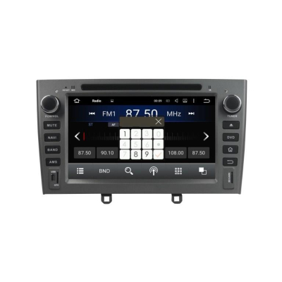 Штатная автомагнитола Android 10 Carmedia KD-7604-g-P30 для Peugeot 408 2012+, 308 2008-2014, RCZ 2010-2015 (серый)