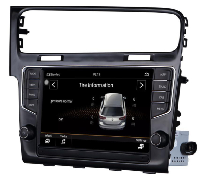 Штатное головное устройство Volkswagen GOLF 7 2013+ на Android 6.0 CARMEDIA MIB-3912