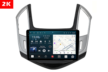 Автомагнитола штатная с 2K экраном RedPower 71048GS Slim на Android 10 для Chevrolet Cruze рестайлинг (12.2012 - 10.2015) глянец с серебром Автомагнитола штатная с 2K экраном RedPower 71048GS Slim на Android 10 для Chevrolet Cruze рестайлинг (12.2012 - 10.2015) глянец с серебром