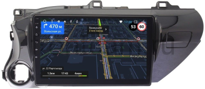 Штатная магнитола для Toyota Hilux VIII 2015-2018 OEM GT10-1071 на Android 10 (для авто без магнитолы)