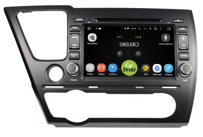Штатная магнитола Roximo CarDroid RD-1902 для Honda Civic 9 (Android 8.0)