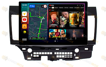 Штатная магнитола Mitsubishi Lancer X 2007-2015 на Android 10, DSP, 4G, IPS, Carplay - Cardrox CD-4042-13 (11-13 дюймов) Штатная магнитола Mitsubishi Lancer X 2007-2015 на Android 10, DSP, 4G, IPS, Carplay - Cardrox CD-4042-13 (11-13 дюймов)