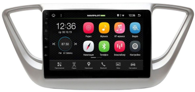 Штатное головное устройство Hyundai Solaris (2017+) 9 дюймов на Android 7.1.1 NaviPilot DROID7L NPD7L-TA-HY8319-09