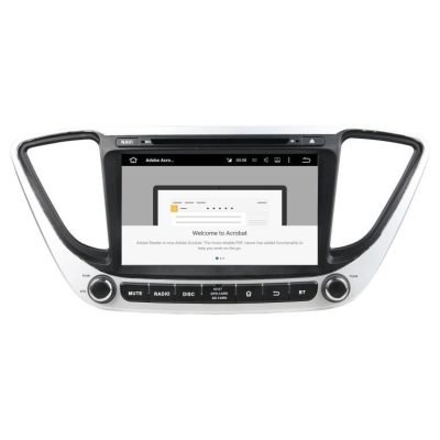 Штатное головное устройство Hyundai Solaris 2017+ на Android 9.0 Carmedia KD-8211-P6