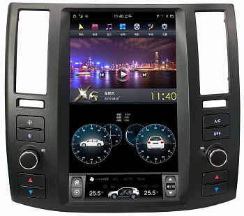Магнитола Tesla для Infiniti FX35/FX45 2004-2008 на Android 8.1 CARMEDIA ZF-1279