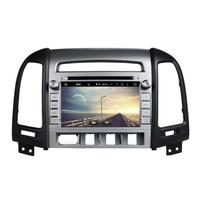 Штатная автомагнитола Hyundai Santa Fe 2006-2010 (до-рестайлинг, CM, 3 отверстия под кнопки) Carmedia KD-7021-P6 Android 9.0 DSP