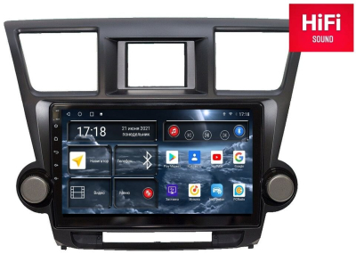 Автомагнитола штатная Redpower 75035 на Android 10 для для Toyota Highlander 2-поколение XU40 (08.2010-12.2013)