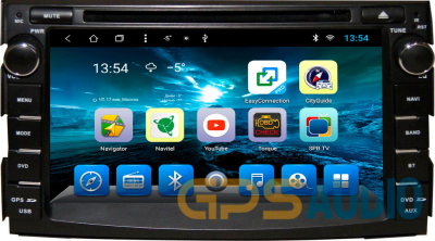 Штатное головное устройство KIA Ceed I 2009-2012, Venga 2009-2015 на Android 8.1 CARMEDIA KR-7042-T8