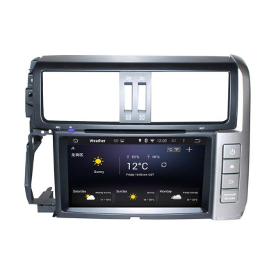 Штатная автомагнитола Android 9.0 Carmedia KD-8015-P30 для Toyota Land Cruiser Prado 150 2009-2013 (серебро)