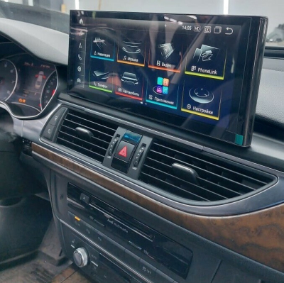 Монитор 12,3" Audi A6 (С7), A7 (4G) 2012-2018 (взамен штатного 6,5 монитора) на Android 13 - Radiola RDL-8506 Монитор 12,3" Audi A6 (С7), A7 (4G) 2012-2018 (взамен штатного 6,5 монитора) на Android 13 - Radiola RDL-8506