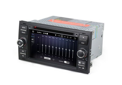 Штатное головное устройство Ford Focus 2 2005-2007, Transit 2006-2015, C-Max 2003-2010, Fusion 2005-2012 (230х120мм) черная на Android 10 Carmedia MKD-F745B-P5