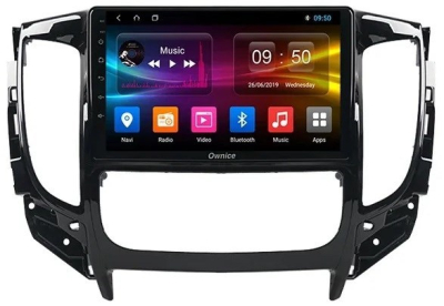 Штатная магнитола для Mitsubishi Pajero Sport, L200 2017+ (климат) на Android 10 - Carmedia OL-9567-2-IJ