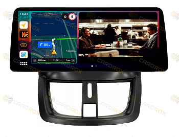 Штатная магнитола Peugeot 207 на Android 10, DSP, 4G, IPS, Carplay - Cardrox CD-4613-12 (12 дюймов)