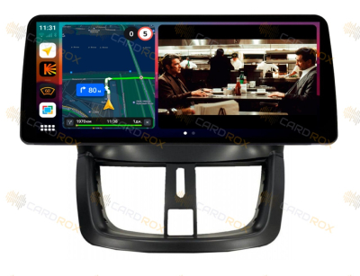 Штатная магнитола Peugeot 207 на Android 10, DSP, 4G, IPS, Carplay - Cardrox CD-4613-12 (12 дюймов)