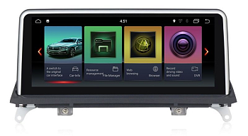 Штатная автомагнитола BMW X5 E70 2010-2013 и X6 E71 2012-2014 CIC Carmedia MKD-B1012 Android 8.1 Штатная автомагнитола BMW X5 E70 2010-2013 и X6 E71 2012-2014 CIC Carmedia MKD-B1012 Android 8.1
