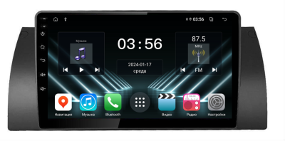 Штатная магнитола для BMW X5 (E53) 2000-2007, 5 (E39) 1996-2003 на Android 13 - FarCar (D/DX395/707M)