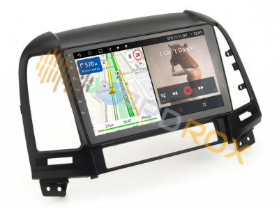 Штатная магнитола Hyundai Santa Fe II 2006-2012 (для авто без усилителя) на Android 11 - Cardrox CD-4075M