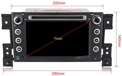 Штатное головное устройство Suzuki Grand Vitara II 2005-2016 на Android 10 Carmedia MKD-S768-P4N