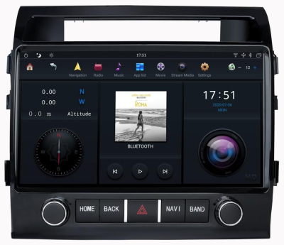 Магнитола Tesla для Toyota Land Cruiser 200 2007-2015 на Android 9.0 Carmedia ZF-6025H-DSP